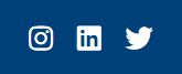 Icon Instagram, LinkedIn und Twitter