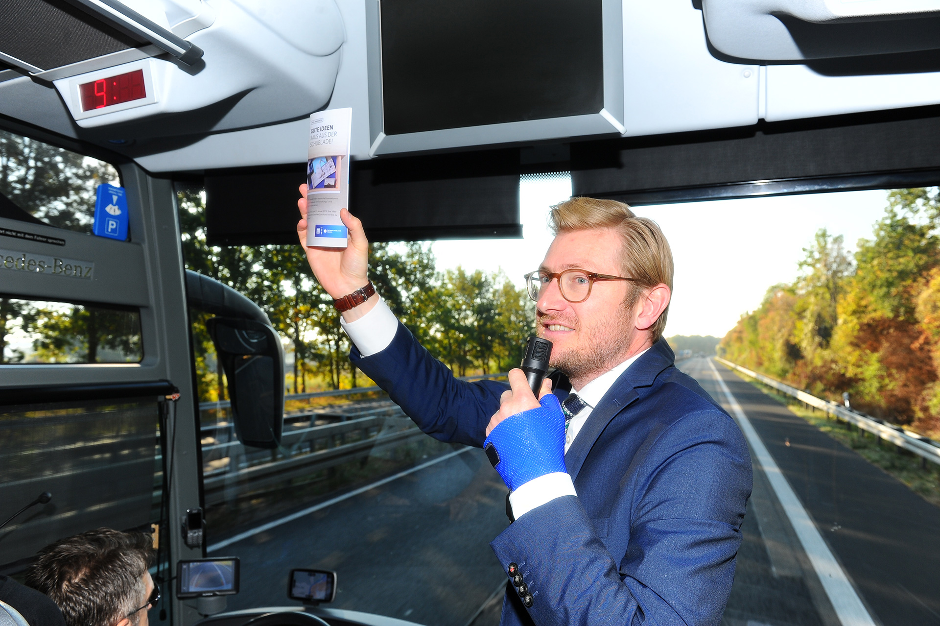 Neben Einblicken hinter die Kulissen bei Playern der Additiven Fertigung gab es auch Informationen zu aktuellen Förderprogrammen von der Hessen Trade & Invest. © HTAI / Stephan Maka